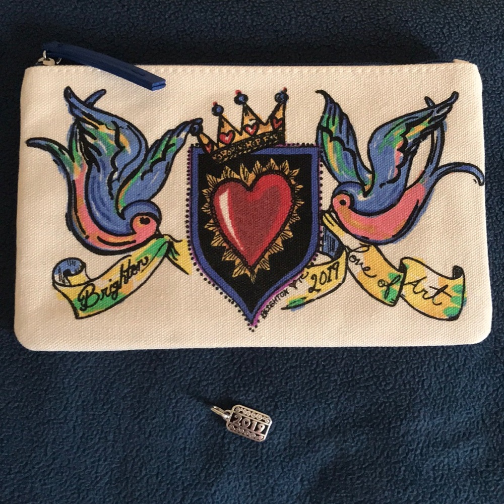 Brighton pouch and charm